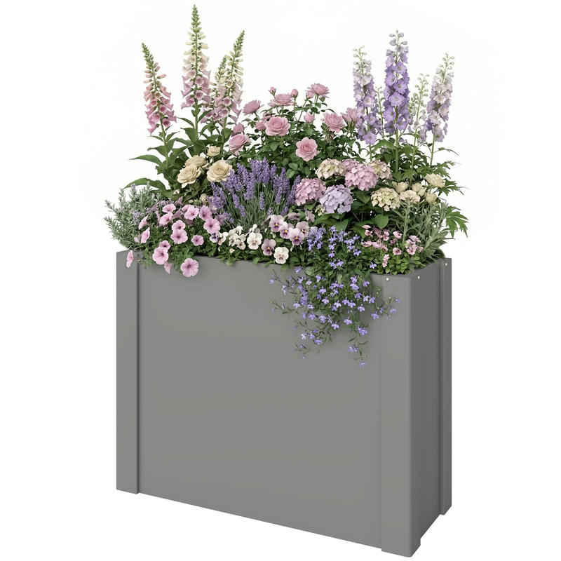 Raised Garden Bed - Jardinière surélevée Outsunny en acier galvanisé