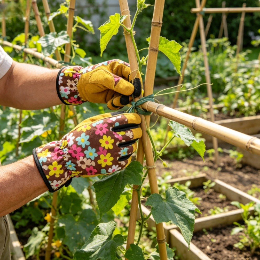 Garden Gloves - Gants de jardinage sans doigts pour