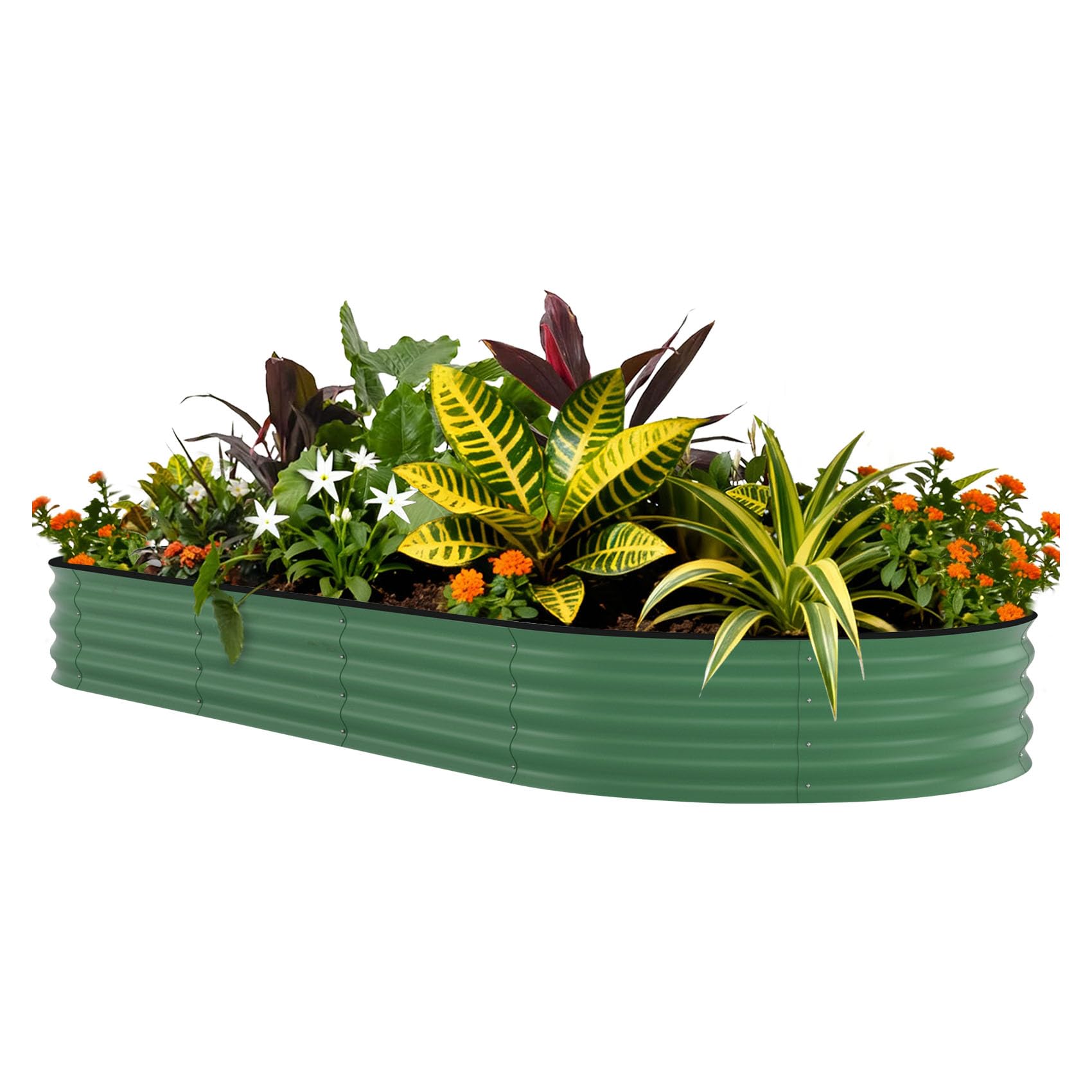 Raised Garden Bed - Bac de jardin surélevé galvanisé 8x4x1,5