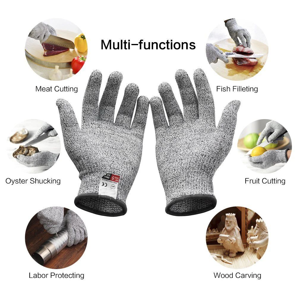 Garden Gloves - Gants de coupe HPPE niveau 5,