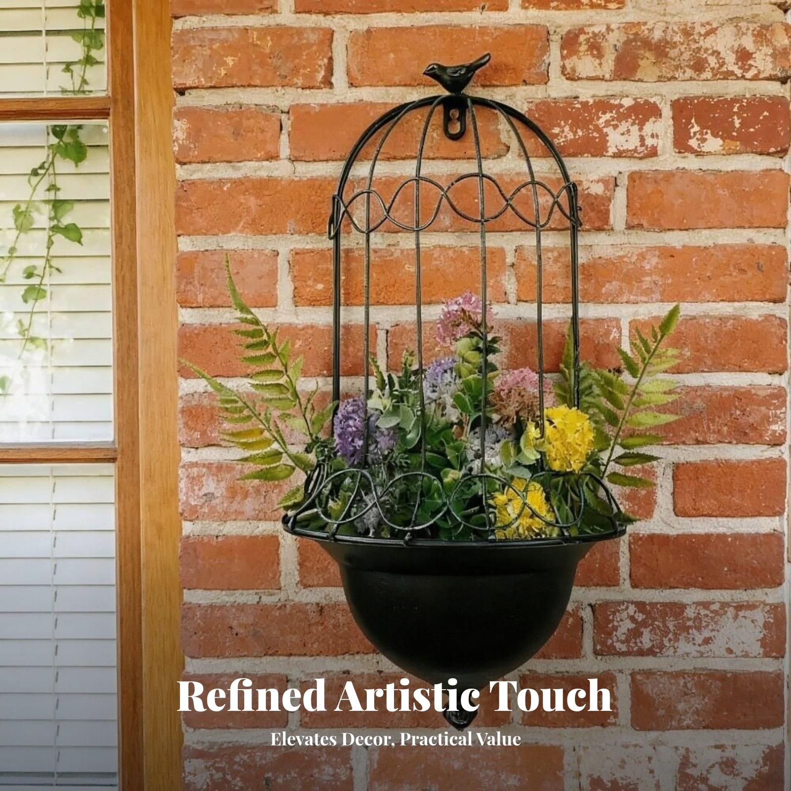 Jardinière murale en fer, cage - Vertical Planter avis et prix